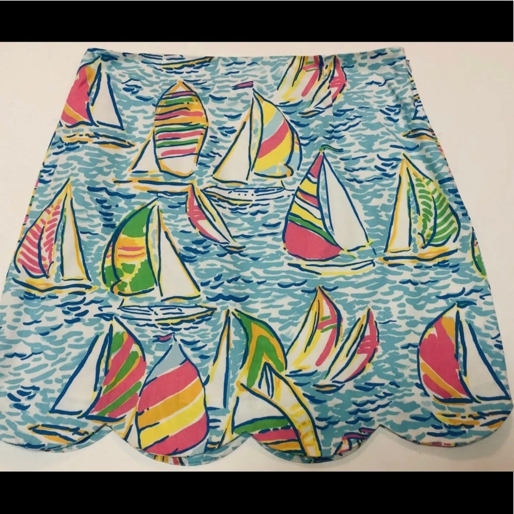 Lilly Pulitzer You Gotta Regatta Mini Skirt